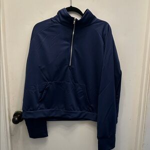 Navy Blue Tracksuit Set